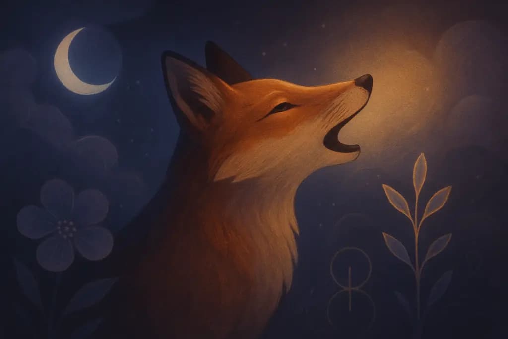 Dream illustration: A talking animal