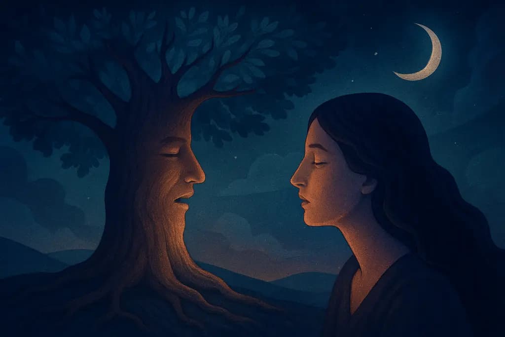 Dream illustration: A tree that speaks to you