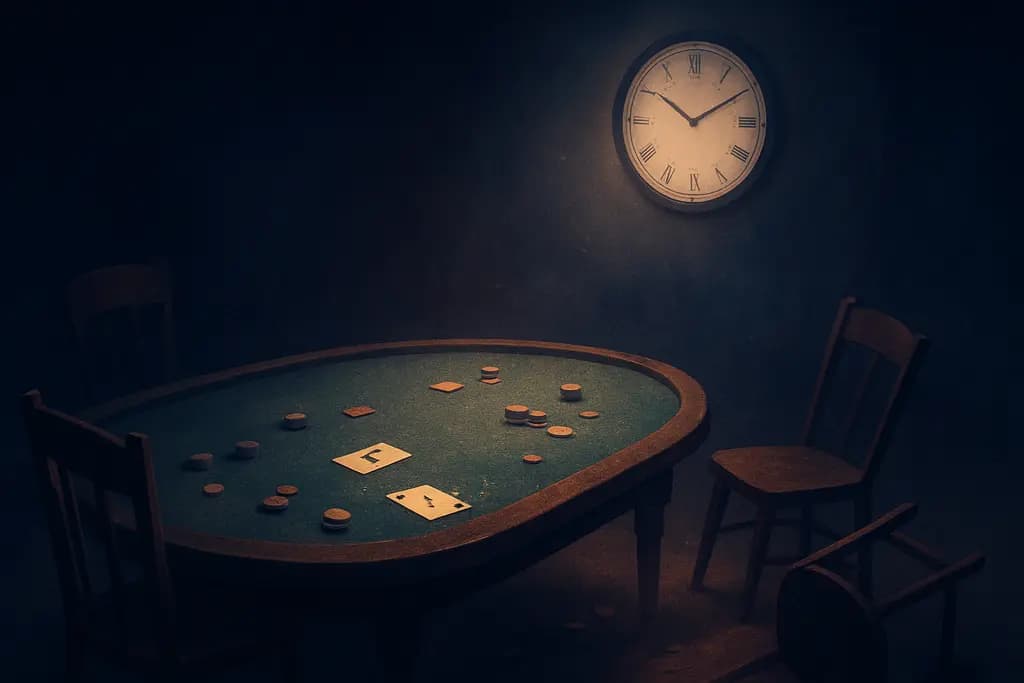 Dream illustration: Abandoned Cardroom