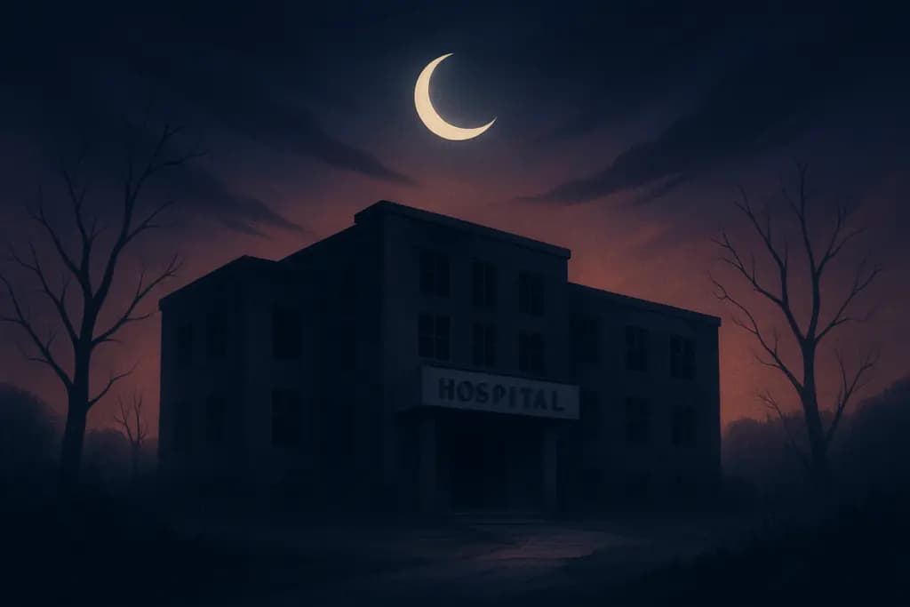Dream illustration: Abandoned hospital