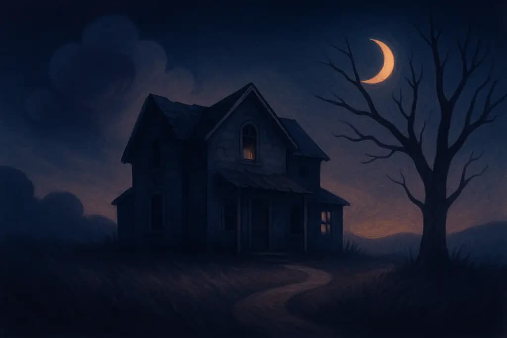 Dream illustration: Abandoned house