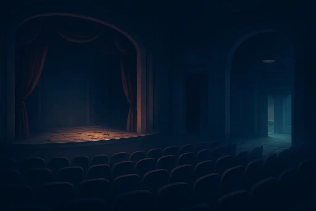 Dream illustration: Abandoned theater