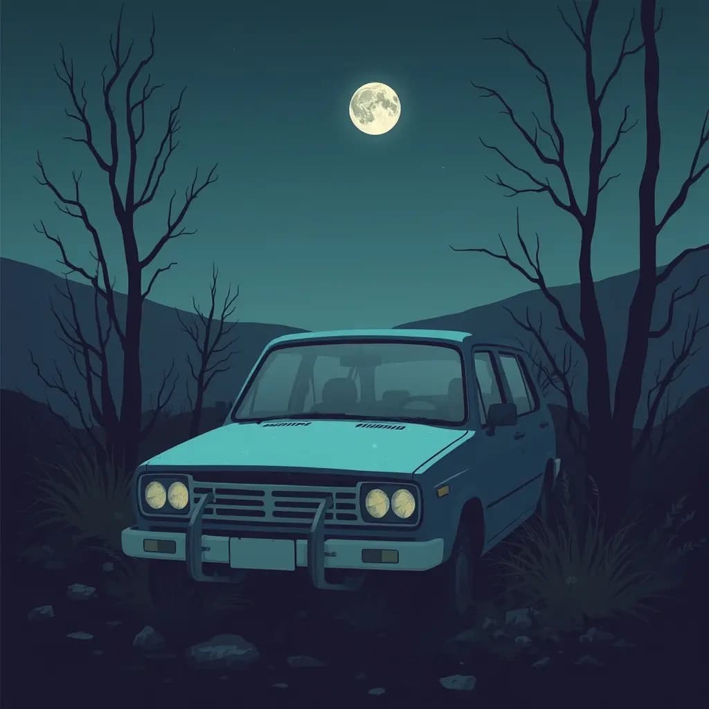 Dream illustration: Abandoned Vehicle