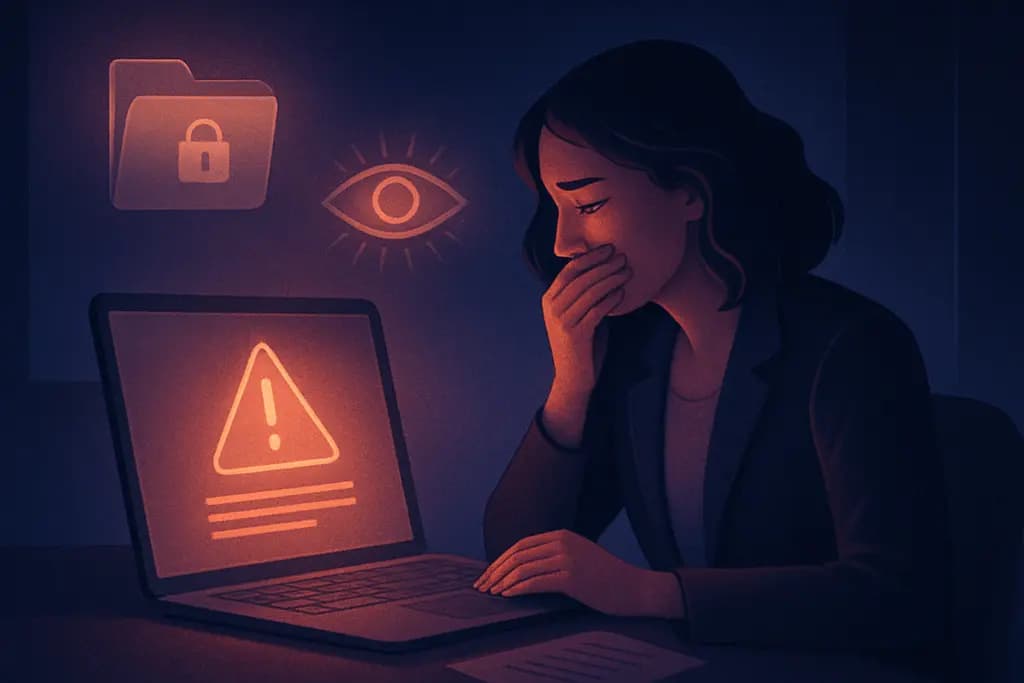 Dream illustration: Accidentally revealing confidential work information