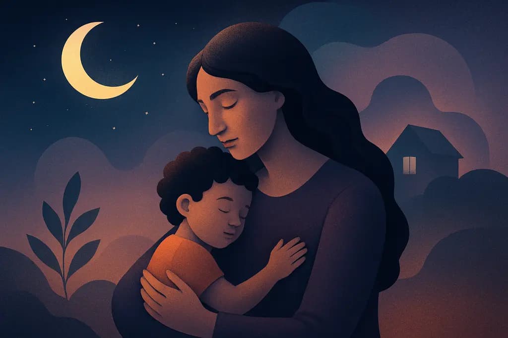 Dream illustration: adopting a child in a dream meaning