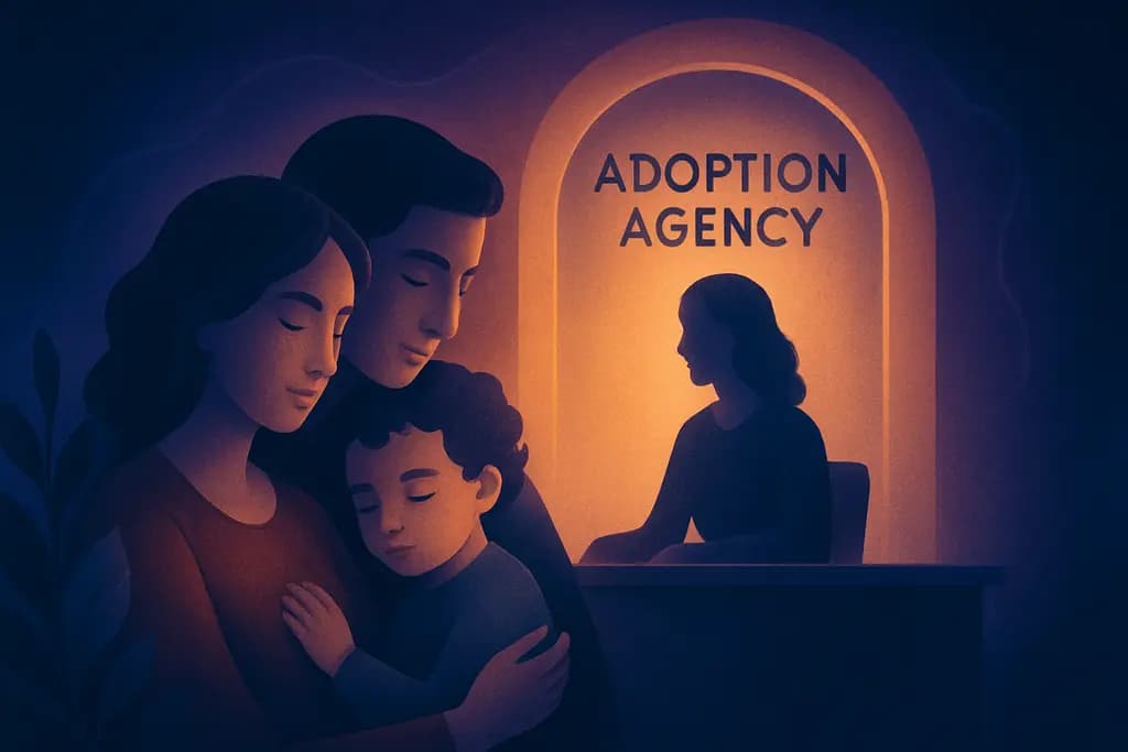 Dream illustration: adoption agency in dream