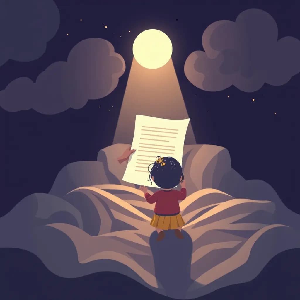 Dream illustration: Adoption papers unsigned