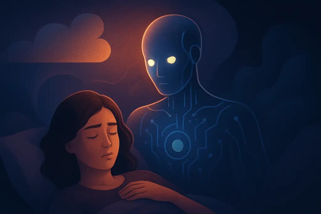 Dream illustration: AI Judging You