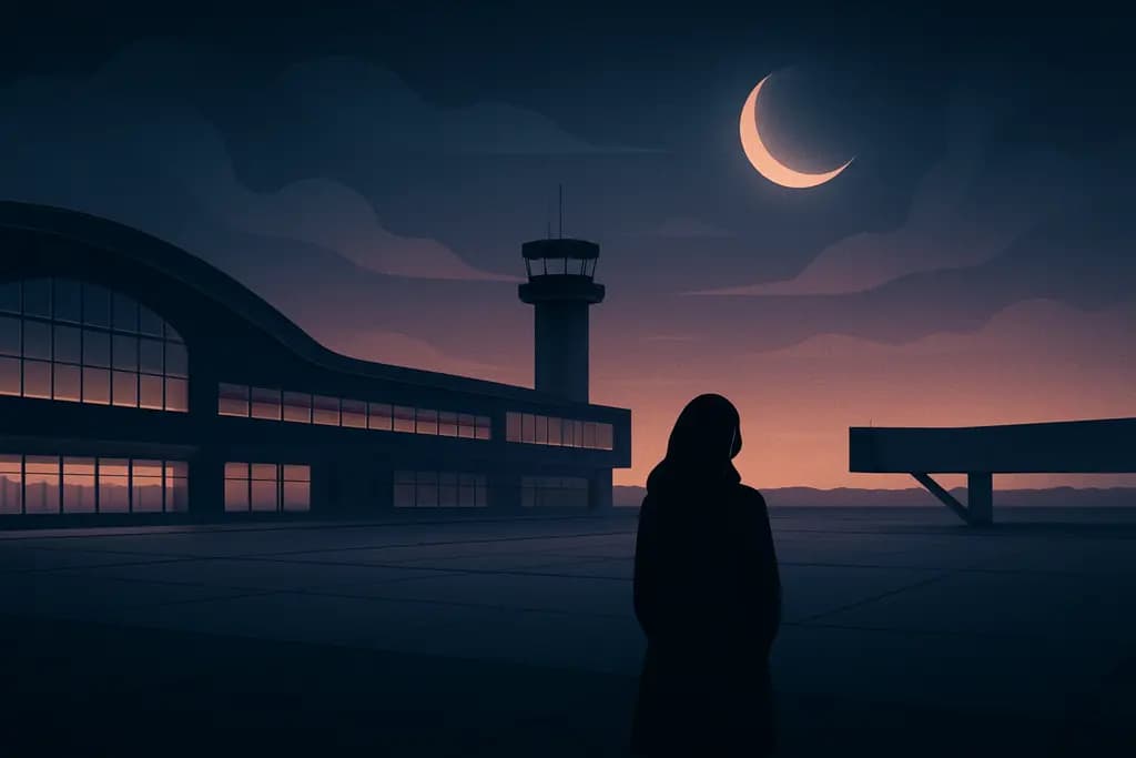 Dream illustration: Airport with No Planes