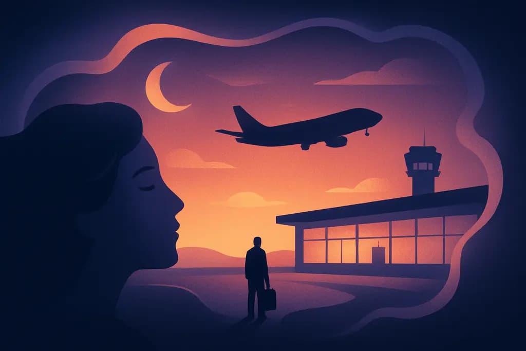 Dream illustration: Airport