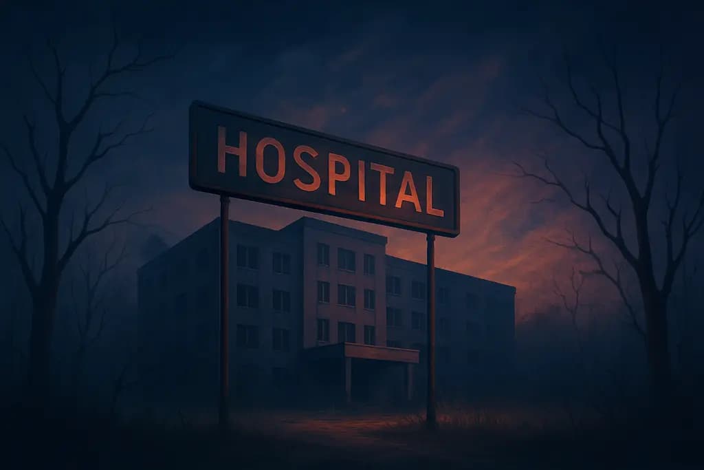 Dream illustration: An abandoned hospital