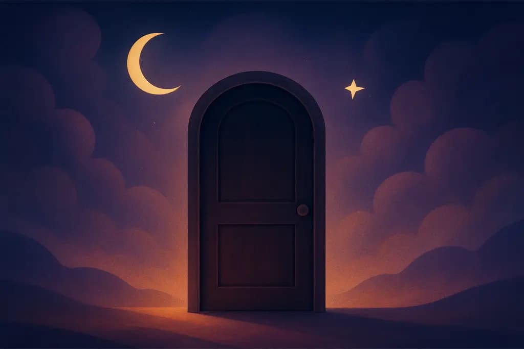 Dream illustration: An Unlabeled Door