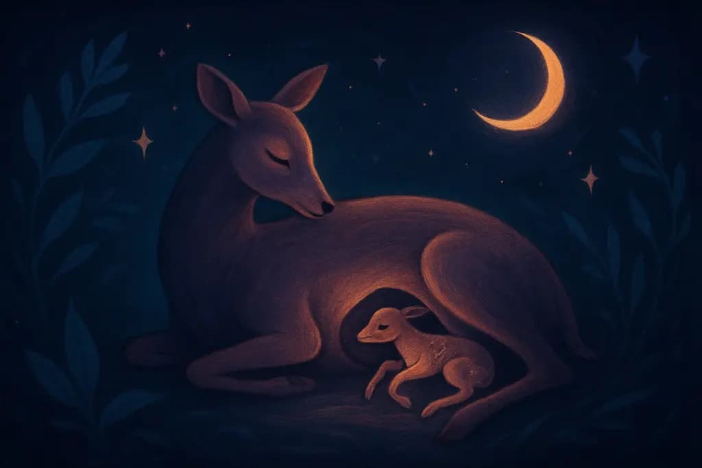 Dream illustration: Animal giving birth dream