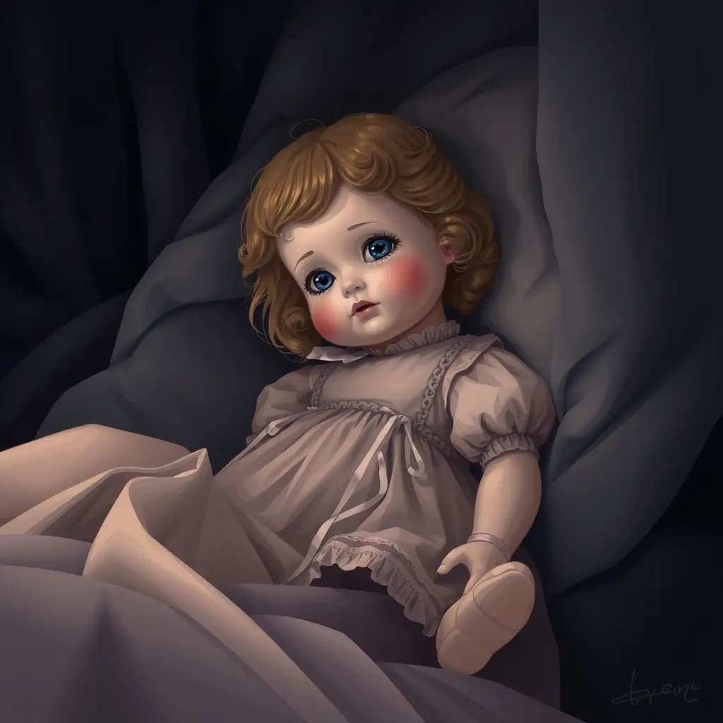 Dream illustration: Antique doll