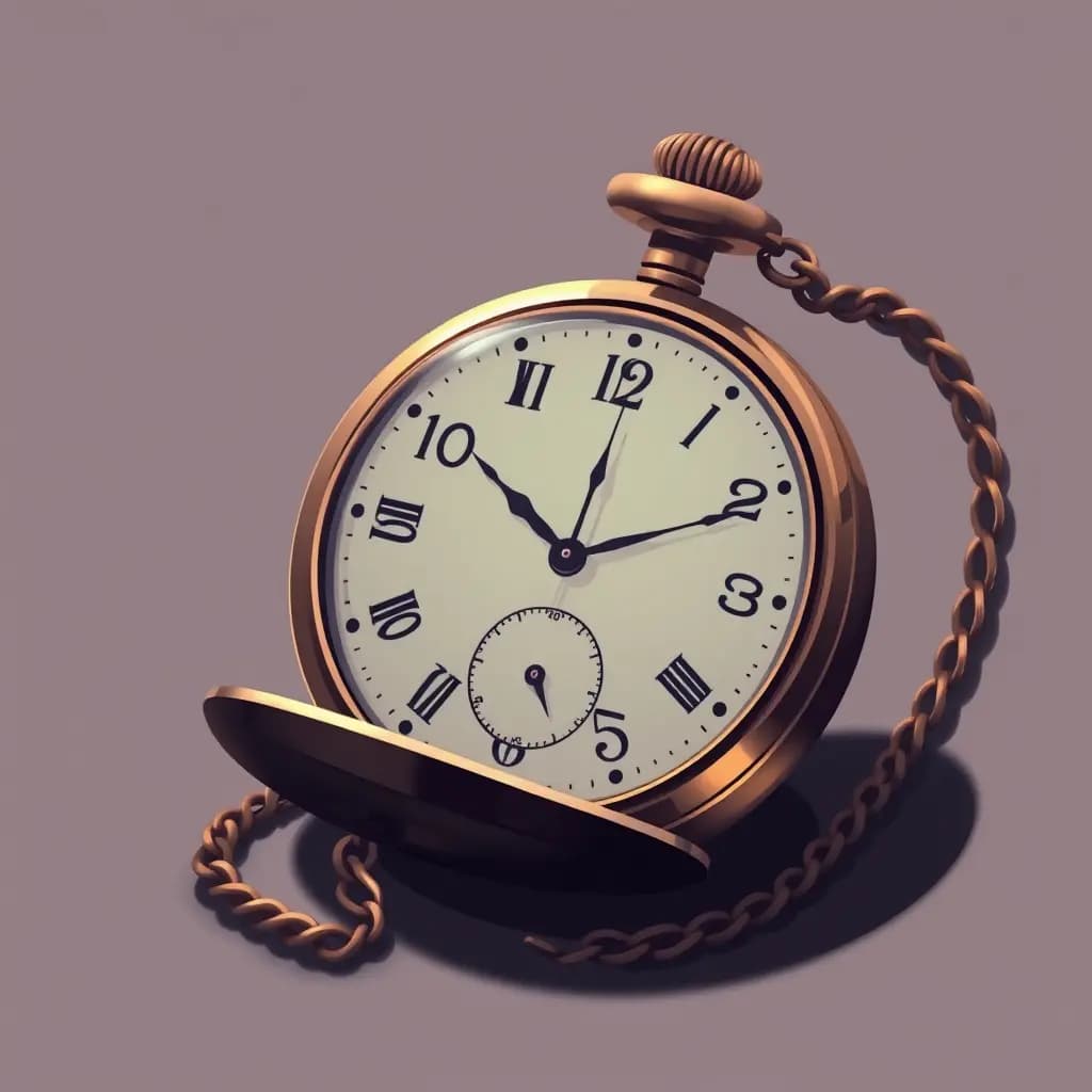 Dream illustration: Antique pocket watch