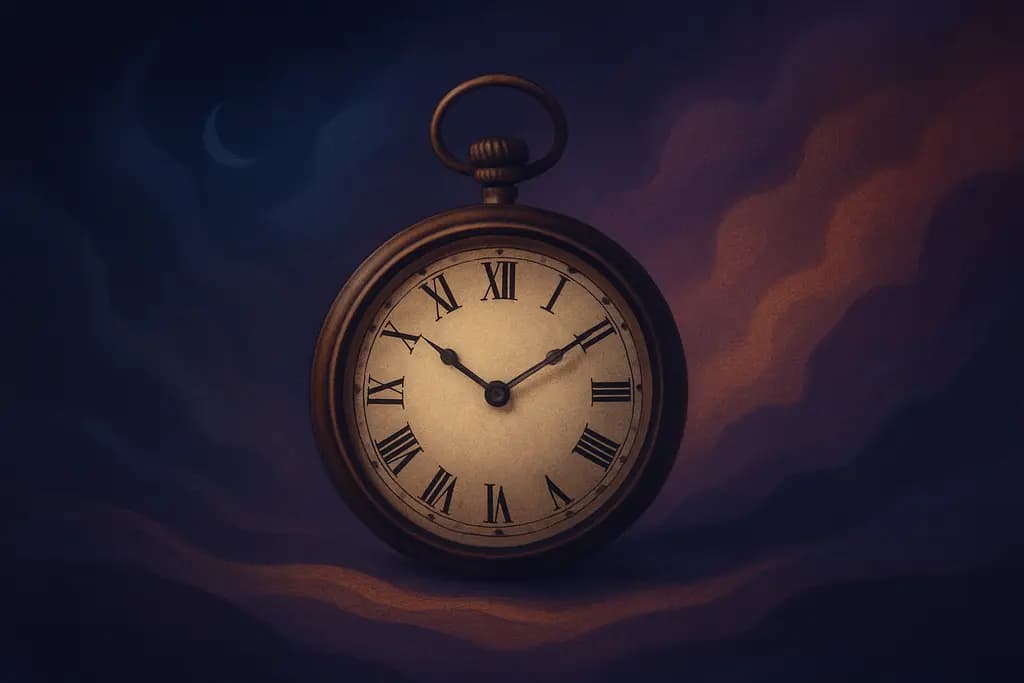 Dream illustration: Antique watch that won't tick