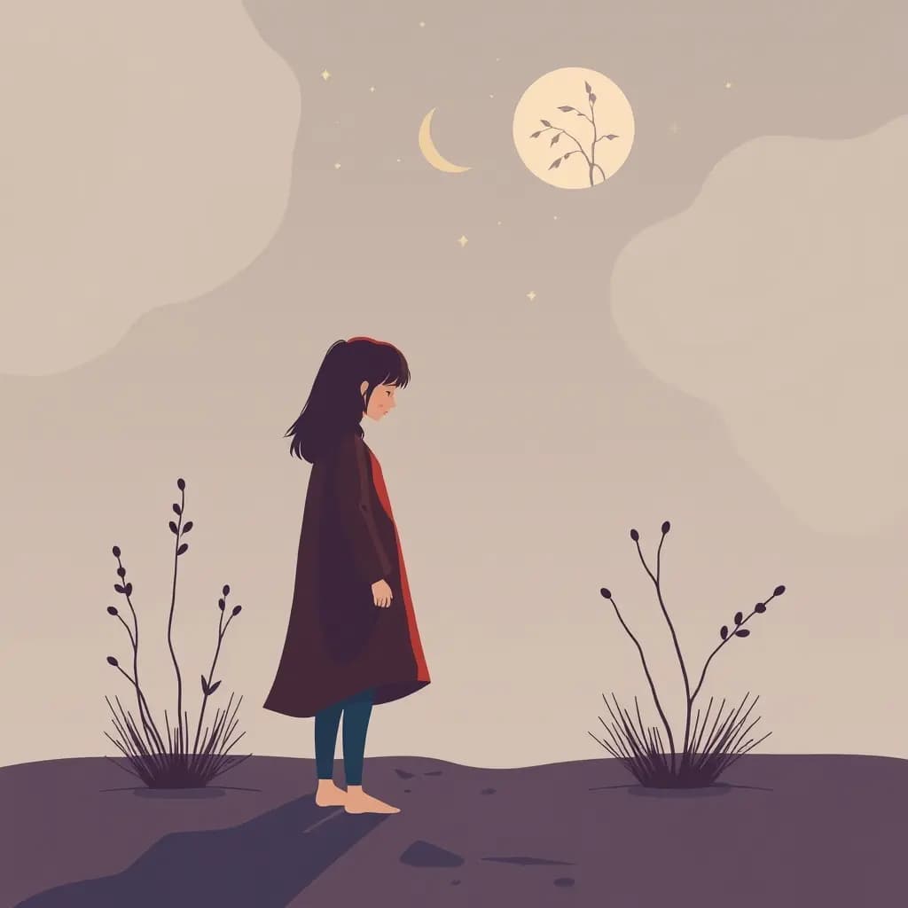 Dream illustration: Anxiety While Standing Still