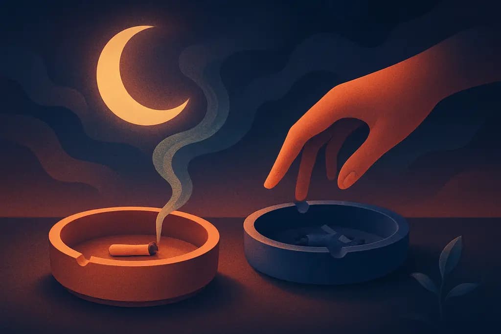 Dream illustration: Ashtrays