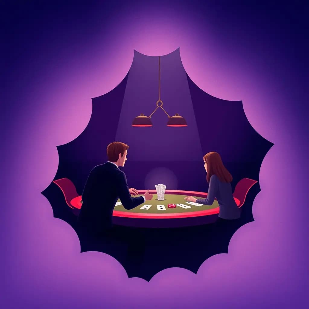 Dream illustration: Asking for a Hit and Going Bust