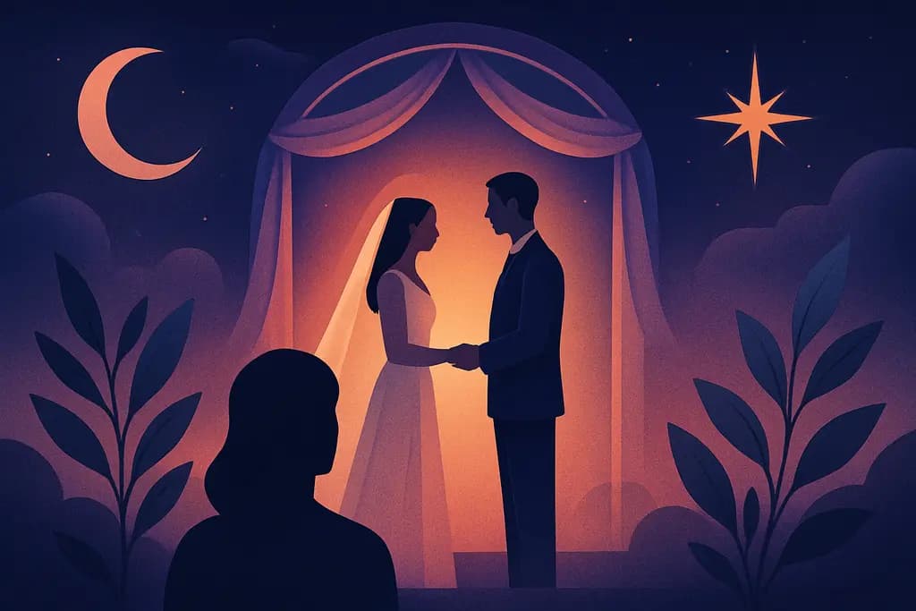 Dream illustration: Attending a wedding ceremony