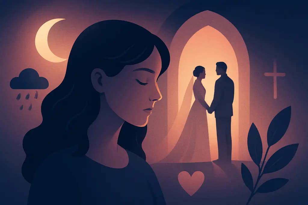 Dream illustration: Attending someone else's wedding