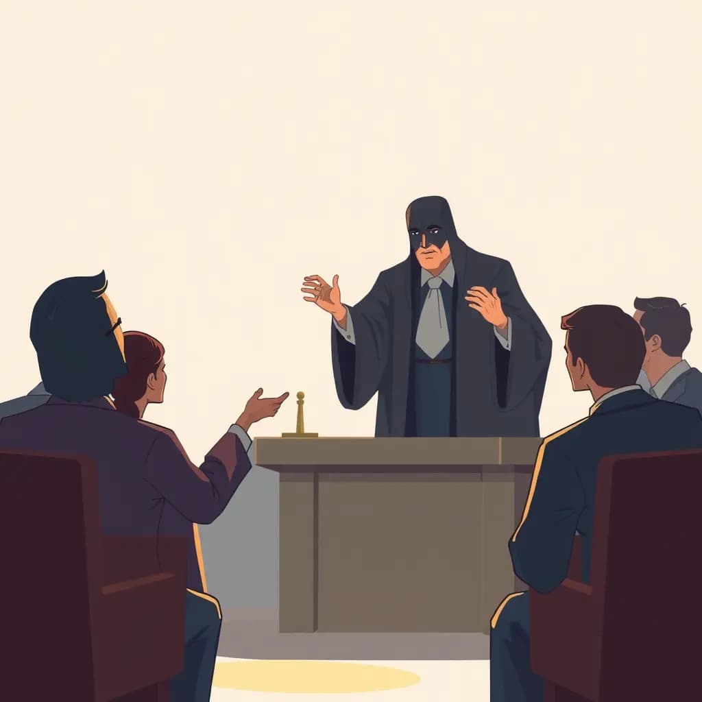 Dream illustration: Authority figure scolding dream