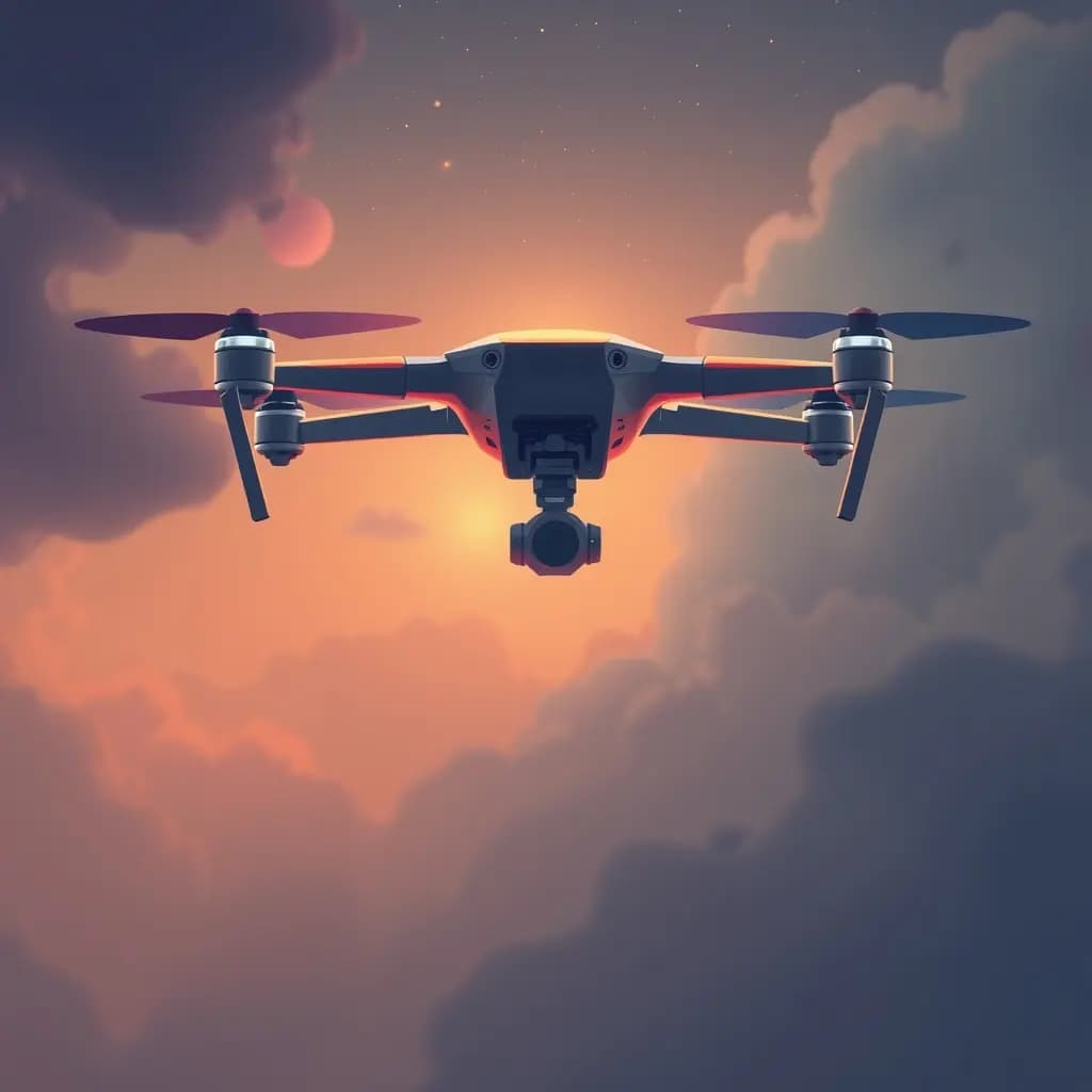 Dream illustration: Autonomous drone watches you