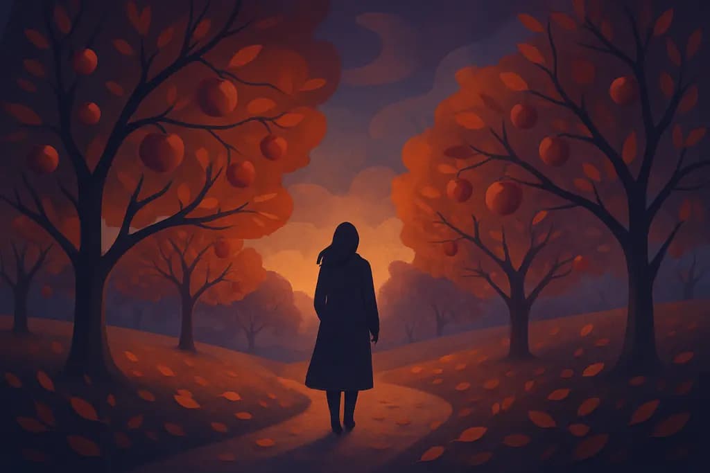 Dream illustration: Autumn Orchard