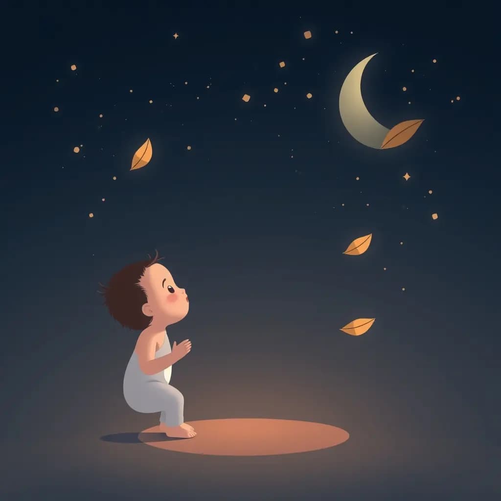 Dream illustration: Baby matures and leaves