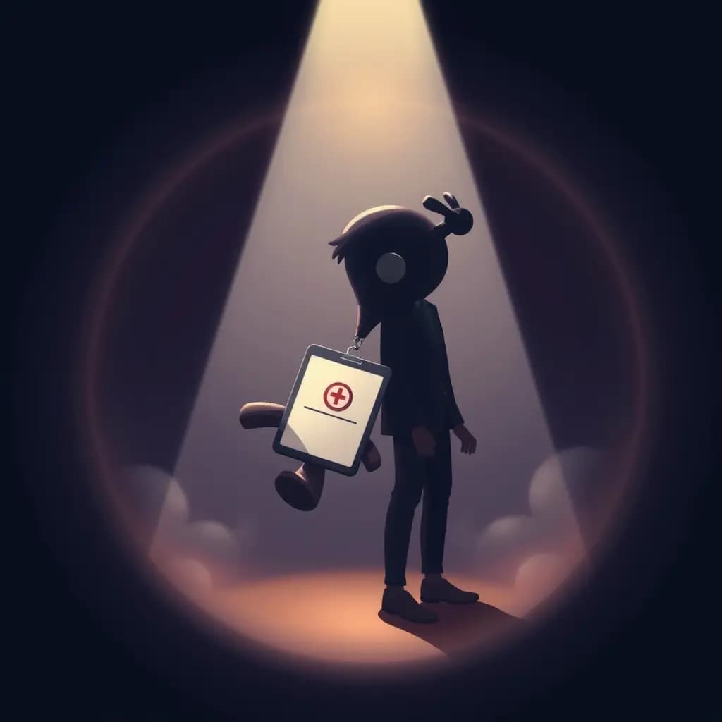 Dream illustration: Badge taken by stranger