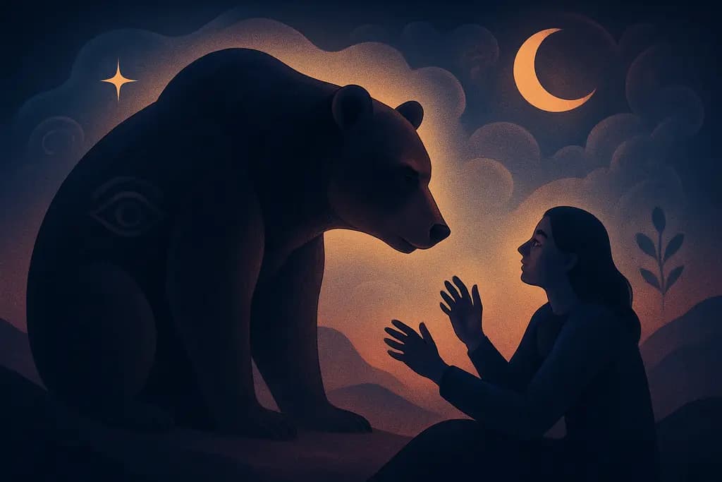 Dream illustration: Bear encounter
