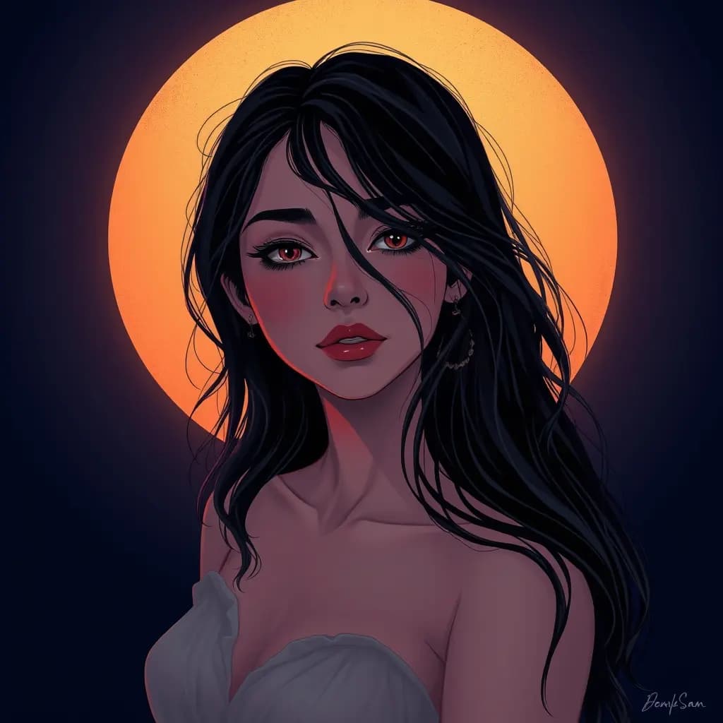 Dream illustration: Beautiful Stranger
