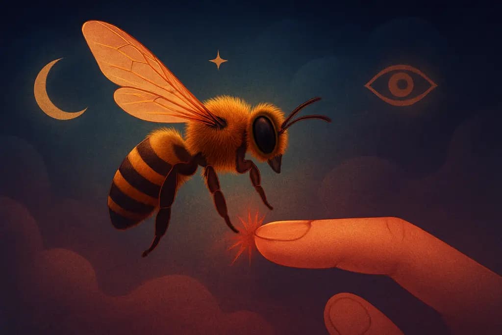 Dream illustration: Bee or insect sting