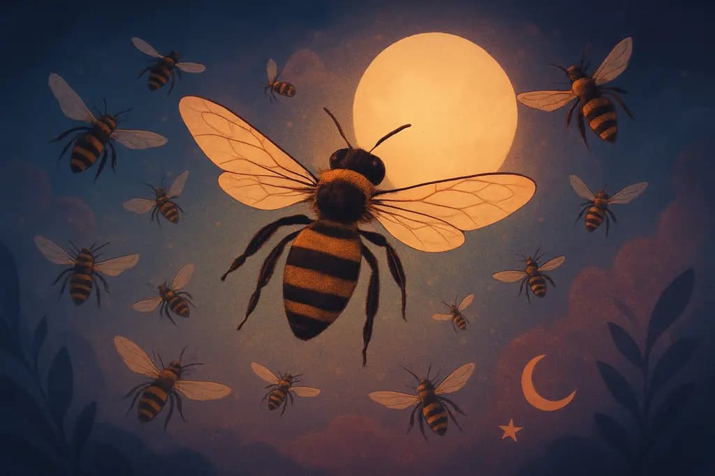 Dream illustration: Bee swarm