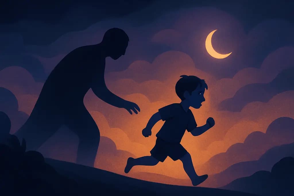 Dream illustration: being abandoned as a child chasing me dream