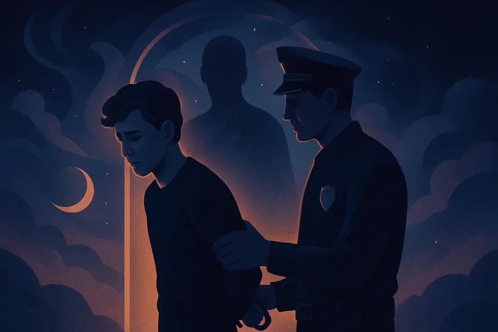 Dream illustration: Being Arrested in a Dream