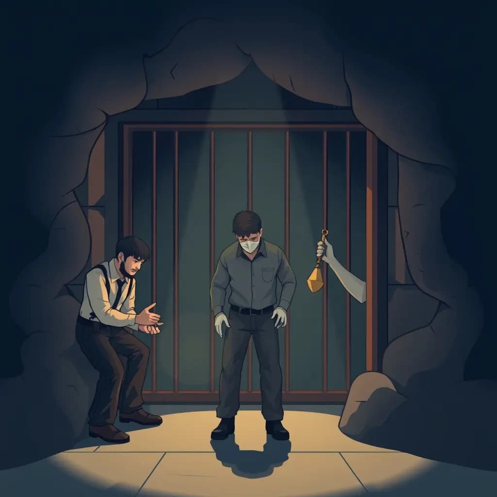 Dream illustration: Being arrested unjustly