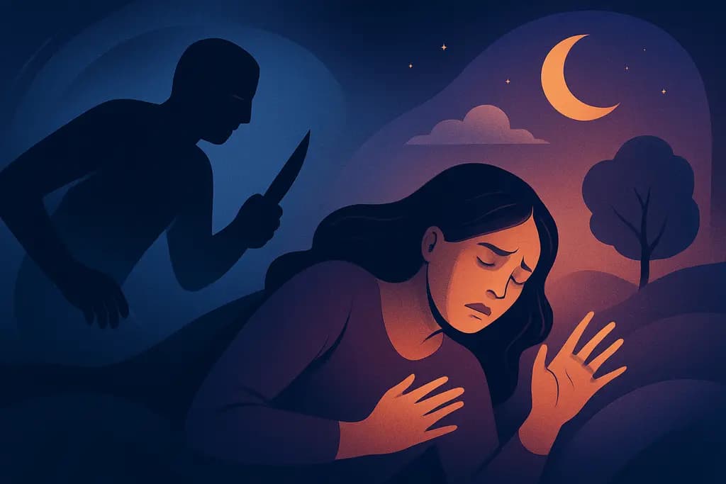Dream illustration: being attacked dream meaning