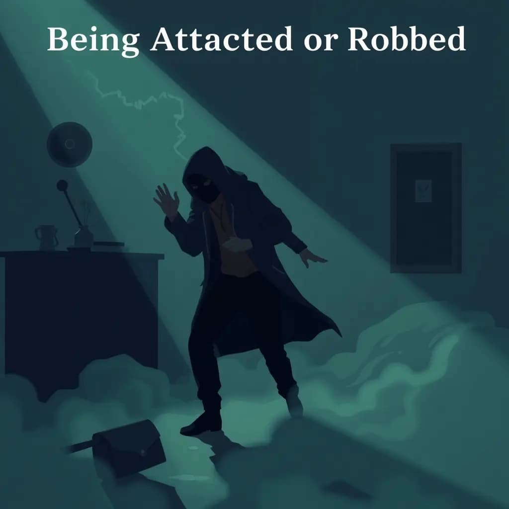 Dream illustration: Being Attacked or Robbed