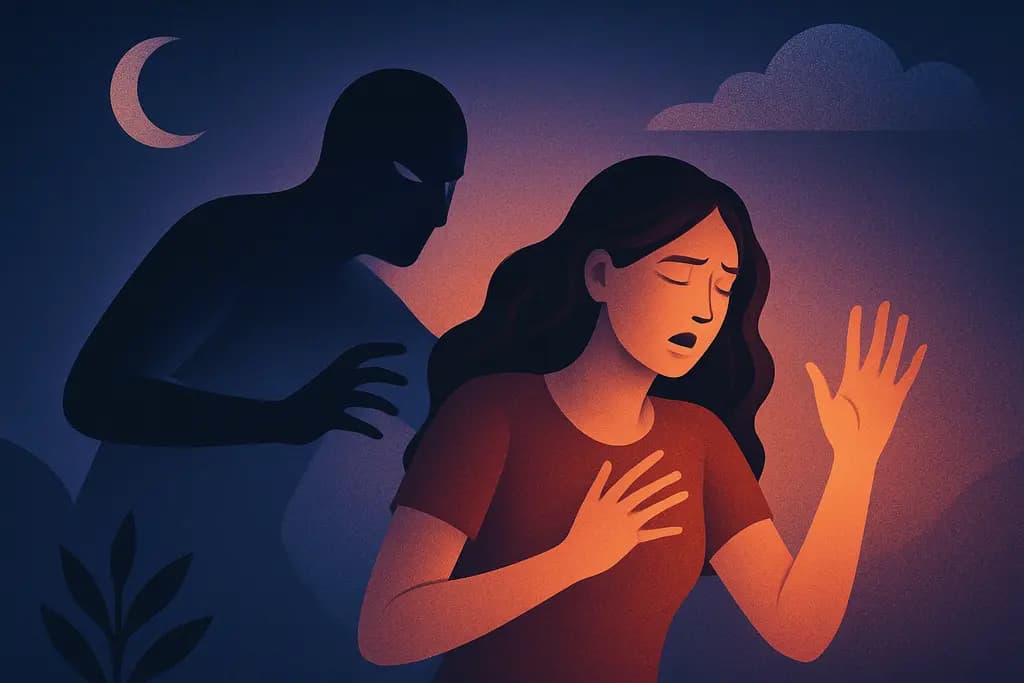 Dream illustration: Being Attacked