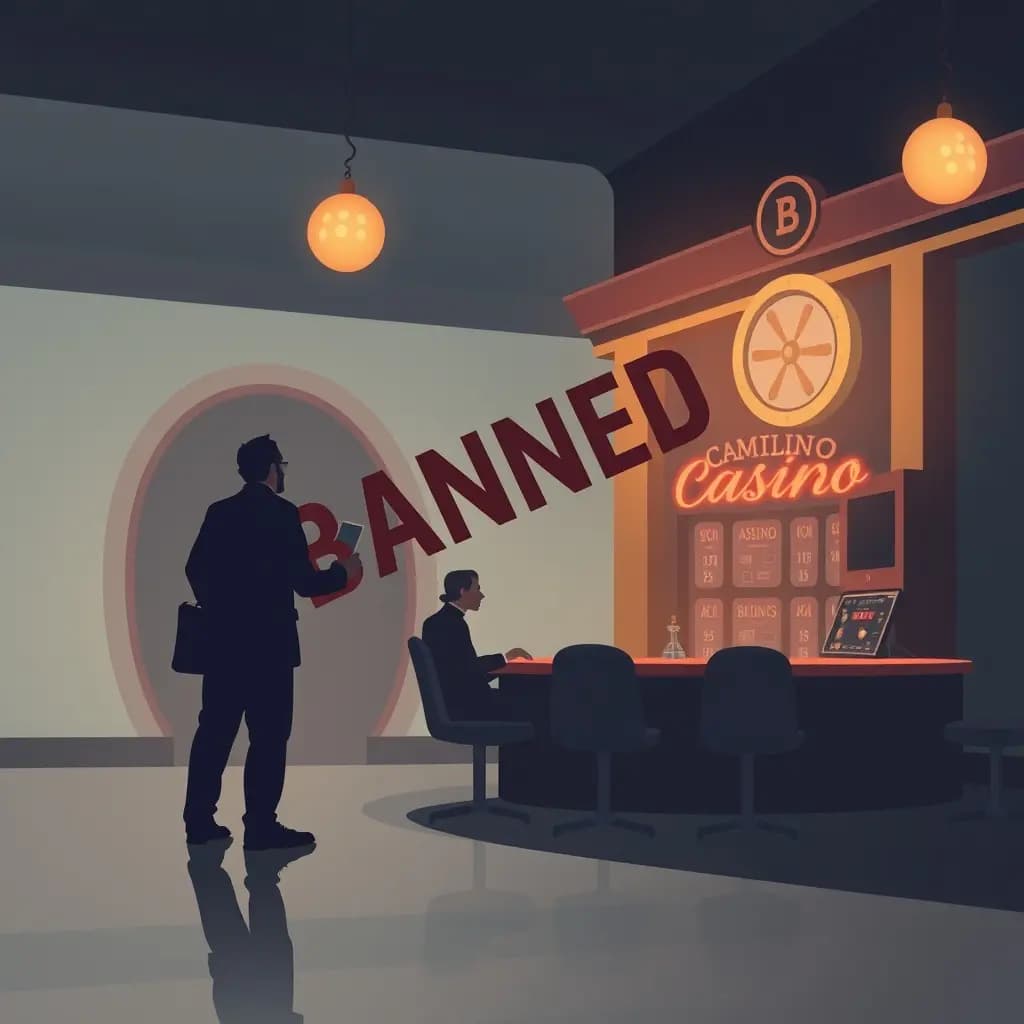 Dream illustration: Being Banned From a Casino