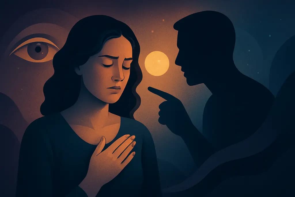 Dream illustration: Being Caught in a Lie