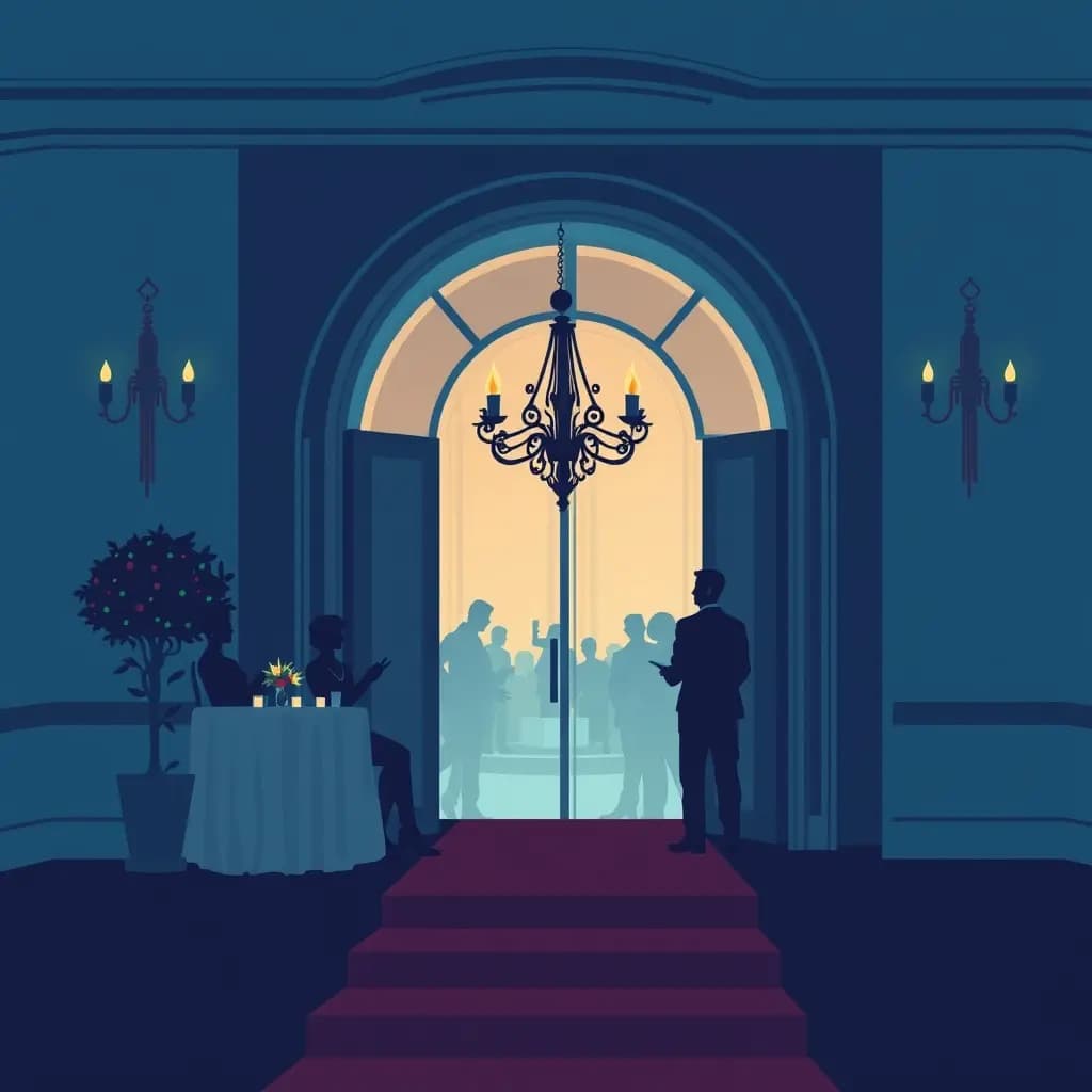 Dream illustration: Being denied entrance to gala