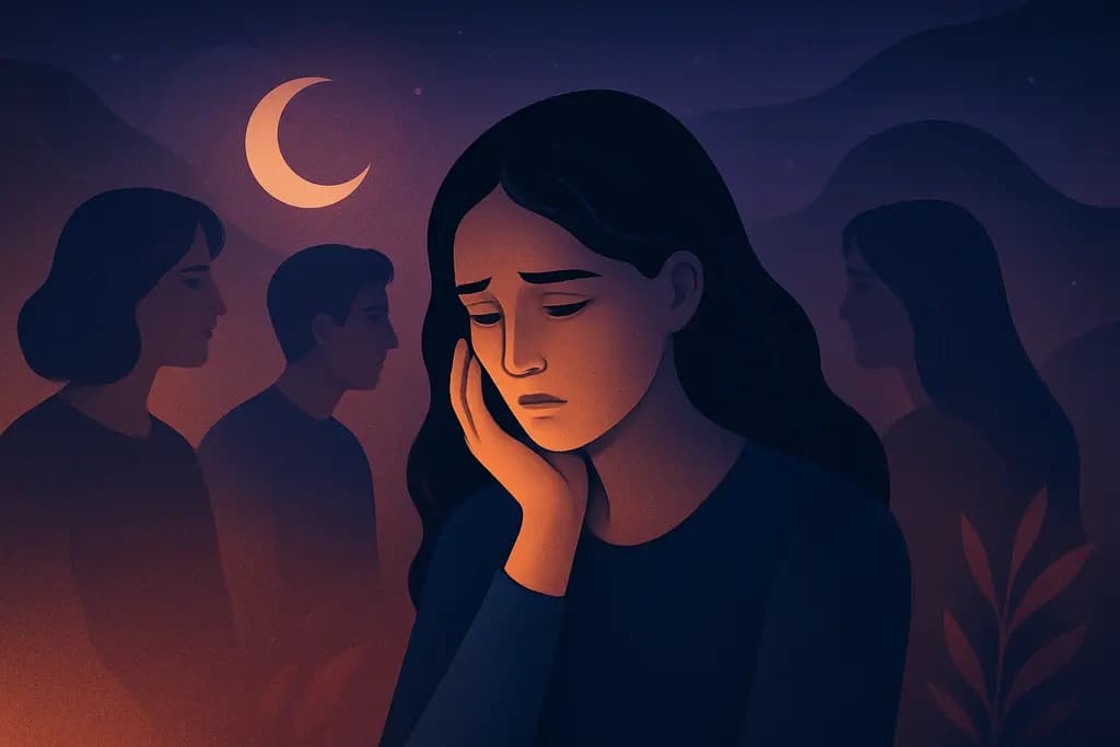 Dream illustration: Being ignored by close friends