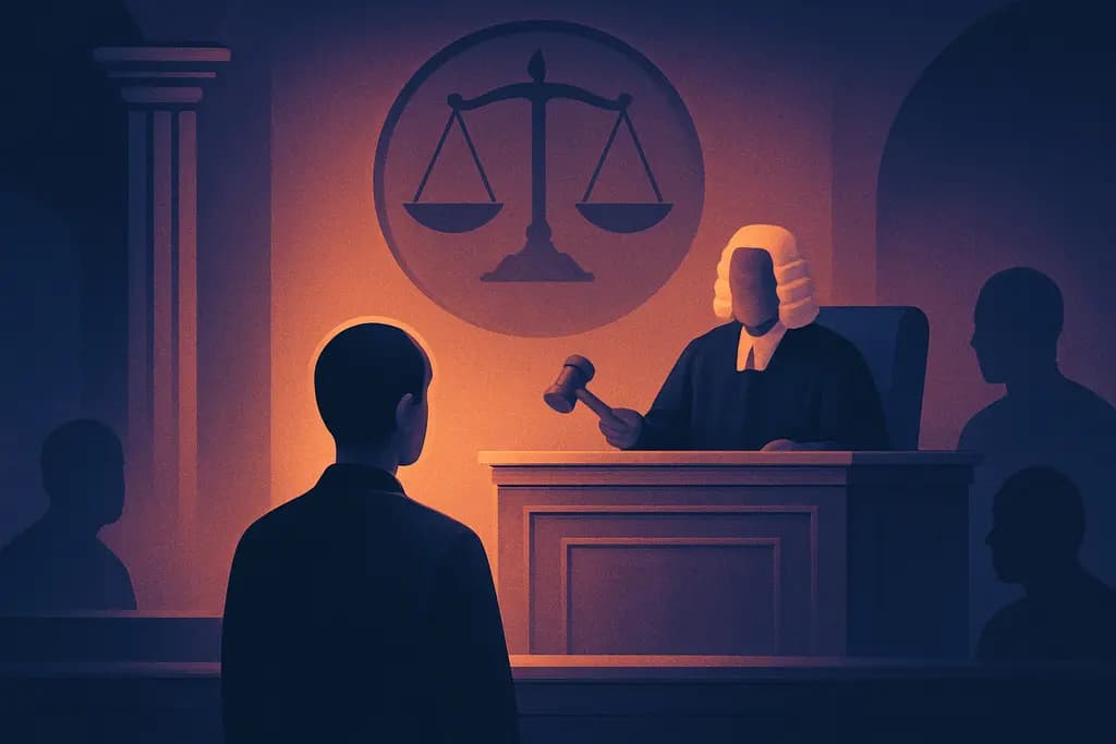 Dream illustration: Being in Court or on Trial