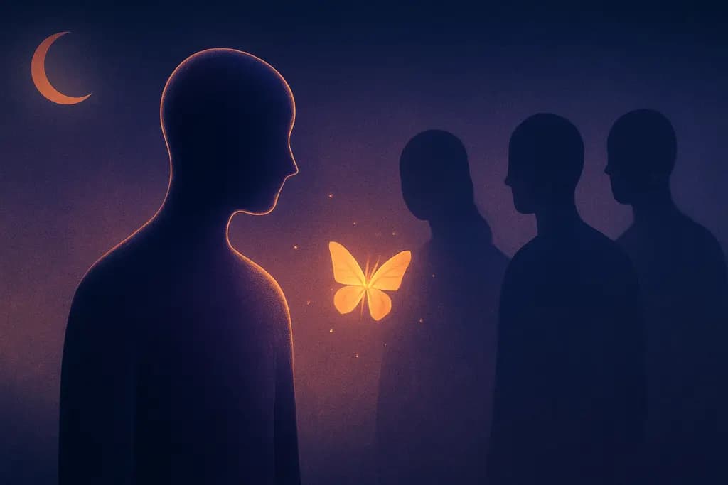 Dream illustration: Being invisible to others