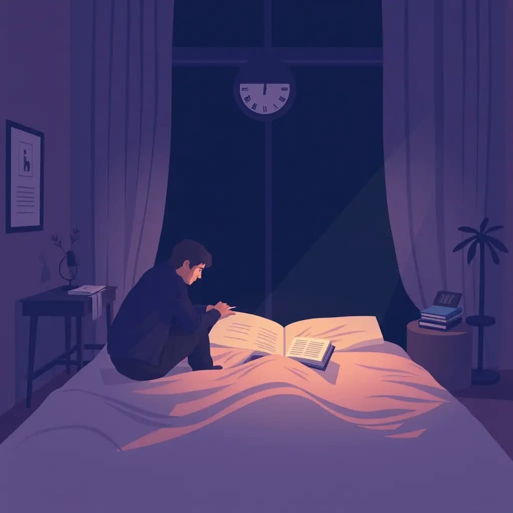 Dream illustration: Being late for an exam