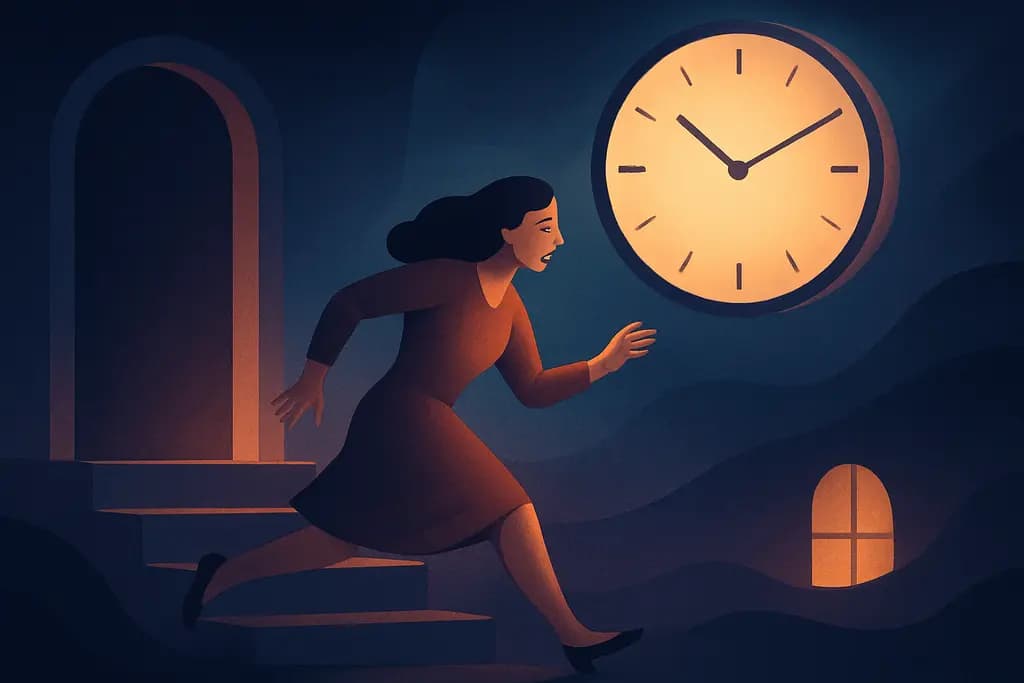 Dream illustration: Being late to an appointment