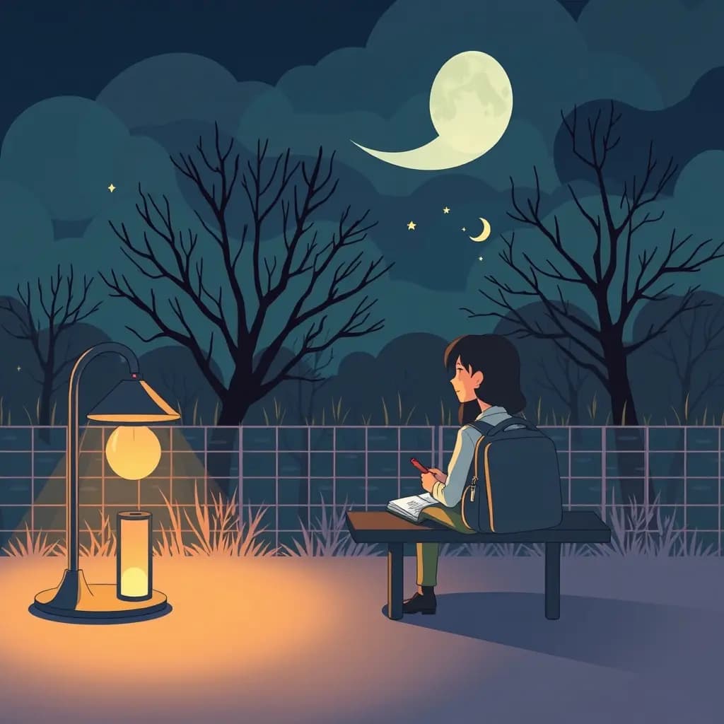 Dream illustration: Being Late to School