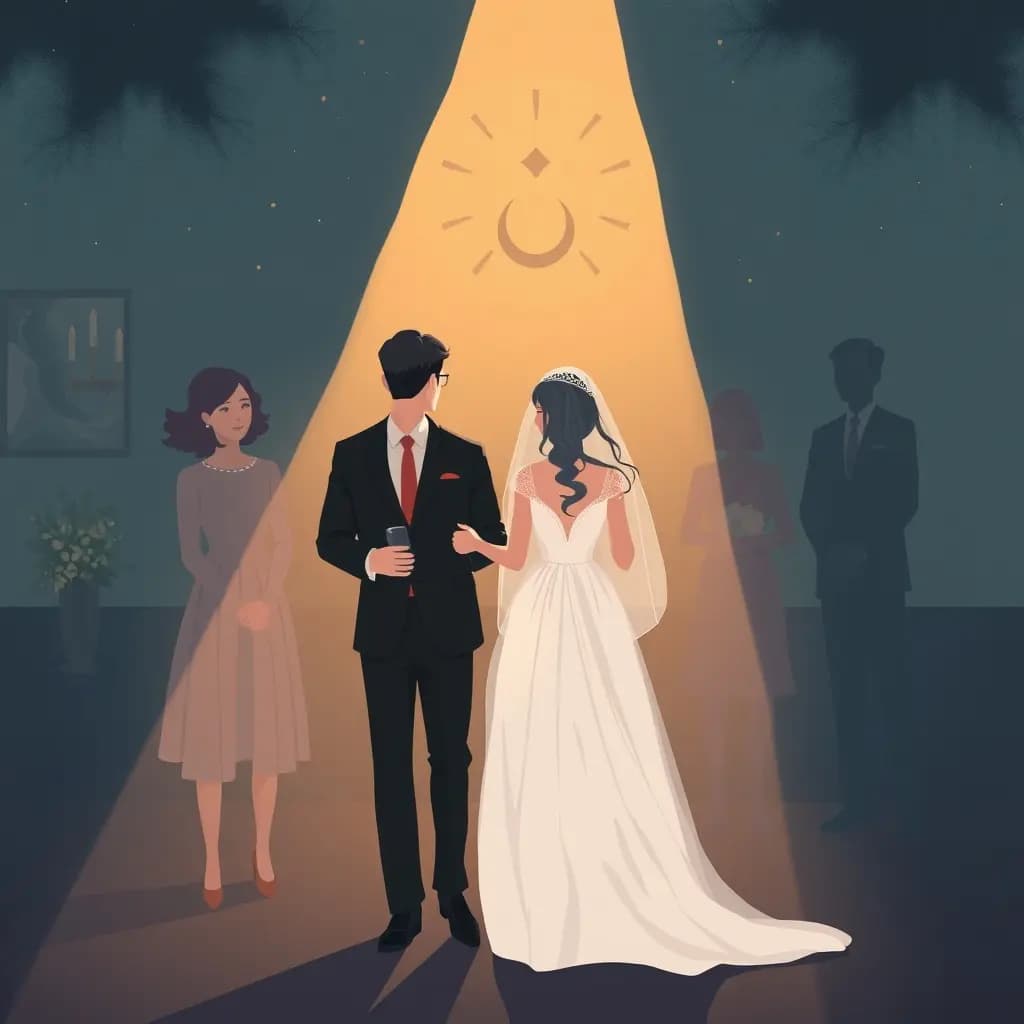 Dream illustration: Being late to wedding